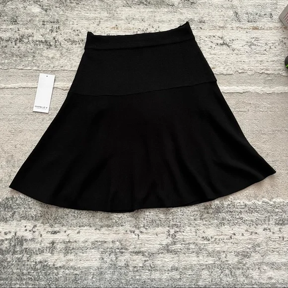 🆕 Hanley Mellon woven black a-line skirt skort